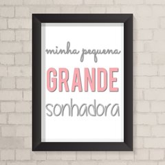 Quadro Infantil Sonhadora - comprar online