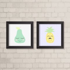 Kit de Quadros Pêra e Abacaxi - comprar online