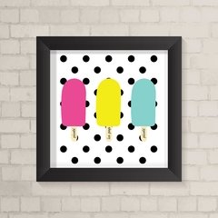 Quadro Infantil Picolés - comprar online