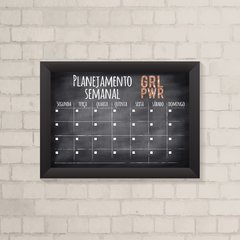 Quadro Planner Girl Power - comprar online