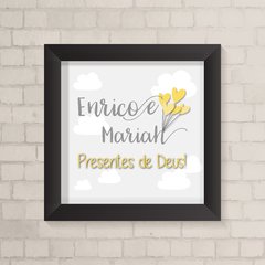 Quadro com Nomes de Irmãos - comprar online