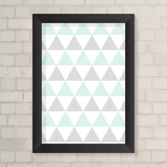 Quadro Casa Geométrico - comprar online