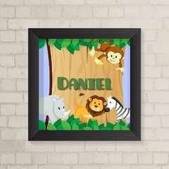 Quadro com Nome Safari - comprar online
