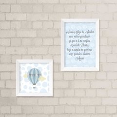 Kit de Quadros Santo Anjo, Nuvem e Balão