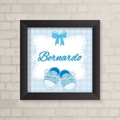 Quadro com Nome Sapatinho Menino - comprar online