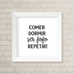 Quadro Infantil Ser Fofo