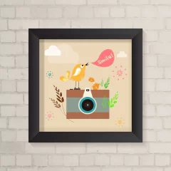 Quadro Infantil Smile - comprar online
