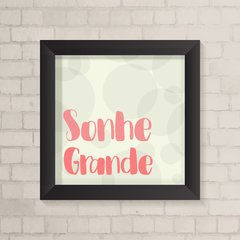 Quadro Infantil Sonhe Grande Menina - comprar online