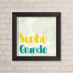 Quadro Infantil Sonhe Grande Menino - comprar online