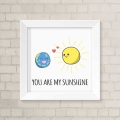 Quadro Infantil Sunshine Sol e Mundo