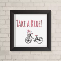 Quadro Casa Bicicleta - comprar online