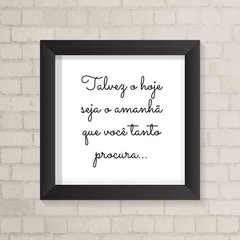 Quadro Casa Talvez Hoje - comprar online