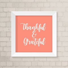 Quadro Casa Thankful