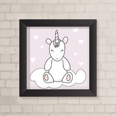 Quadro Infantil Unicórnio Candy Color - comprar online