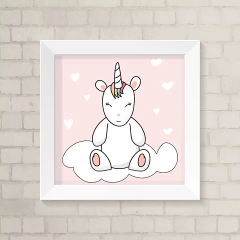 Quadro Infantil Unicórnio