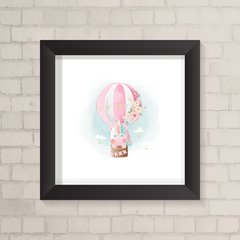 Quadro Infantil Unicórnio e Balão Aquarela - comprar online