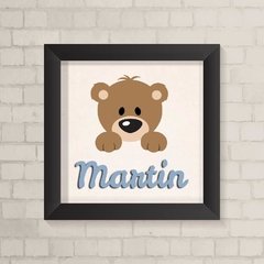 Quadro com Nome Ursinho - comprar online