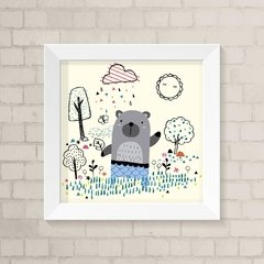 Quadro Infantil Urso Moderno