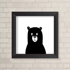 Quadro Infantil Urso - comprar online