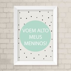 Quadro Infantil Voem Alto