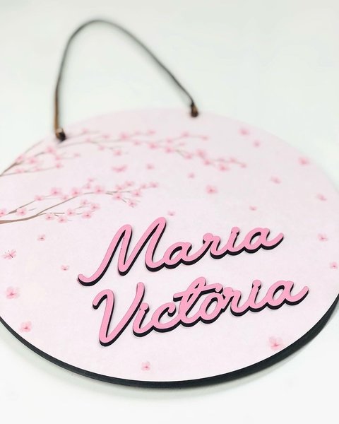 Plaquinha Cerejeira Menina