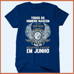 Camiseta Todos os homens nascem iguais mas os melhores nasceram em junho - comprar online