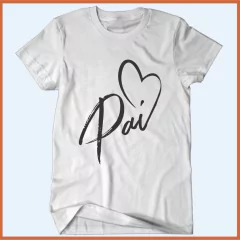 Imagem do Camiseta Pai - Coração
