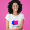 Camiseta Outubro Rosa - Rosa & Azul