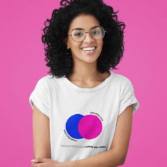 Camiseta Outubro Rosa - Rosa & Azul
