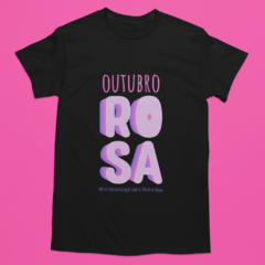 Camiseta Outubro Rosa - Rosa na internet