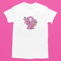 Camiseta Outubro Rosa - Florido - comprar online