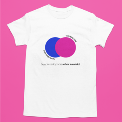Camiseta Outubro Rosa - Rosa & Azul - comprar online
