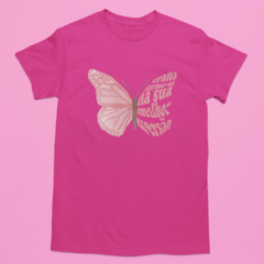 Camiseta Outubro Rosa - Transformação - Camisetas Rápido Shop