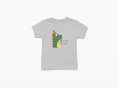 Camiseta Infantil - Dino Aniversário - Camisetas Rápido Shop