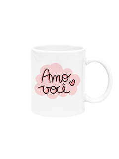 Kit Camiseta Básica e Caneca Dia das Mães - Amo Você