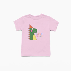 Camiseta Infantil - Dino Aniversário na internet