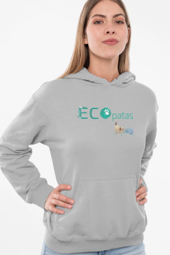Ecopatas - Moletom Canguru Cinza