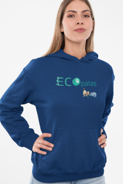 Ecopatas - Moletom Canguru Azul