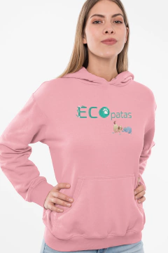 Ecopatas - Moletom Canguru Rosa