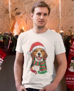 Camiseta Feliz Natal Dog Beagle
