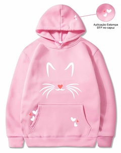 Moletom Canguru Gato