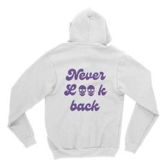 Moletom Canguru Never Look Back - Camisetas Rápido Shop