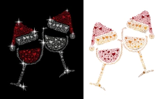 Camiseta Taças Natal - loja online