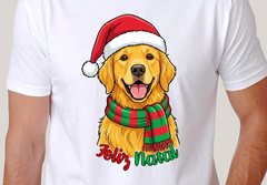 Camiseta Feliz Natal Dog Labrador
