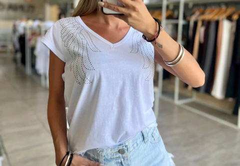 REMERA STRASS (EO01374) - comprar online