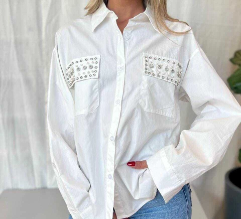 CAMISA C/STRASS (EO00968) - comprar online