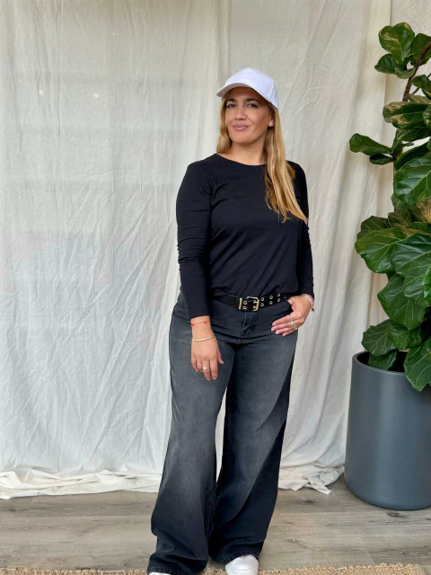 JEANS CUSTOM NEGRO (10388/1) - comprar online