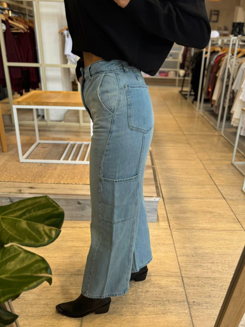 JEAN RECORTE AZUL (EO01586) - comprar online