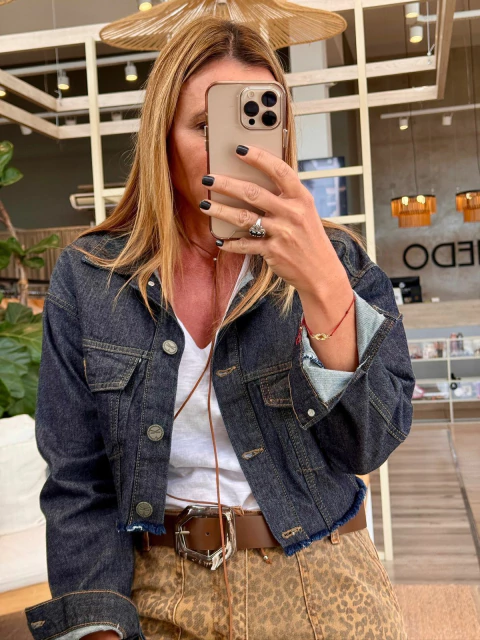 CAMPERA JEANS CORTA (1016-1) - comprar online