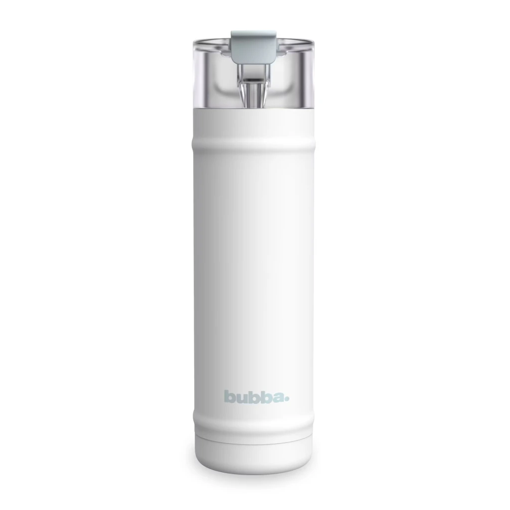 Botella de Agua Acero Inox BUBBA 710ml Doble Boquilla White - BUBBA
